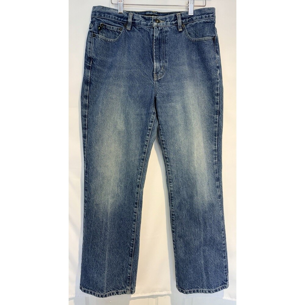 Vintage DKNY Jeans Straight Leg Womens 4 Blue Medium Wash Classic Cotton Denim